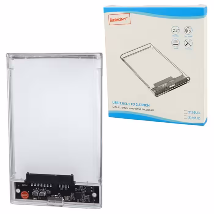 باکس هارد 2.5 اینچ شفاف USB3.0 مدل 2139U3