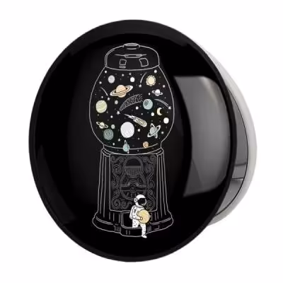 آینه جیبی خندالو طرح فضایی مدل تاشو کد 25140