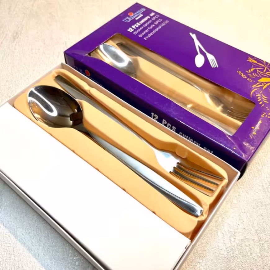 قاشق چنگال استیل مارک یونیک