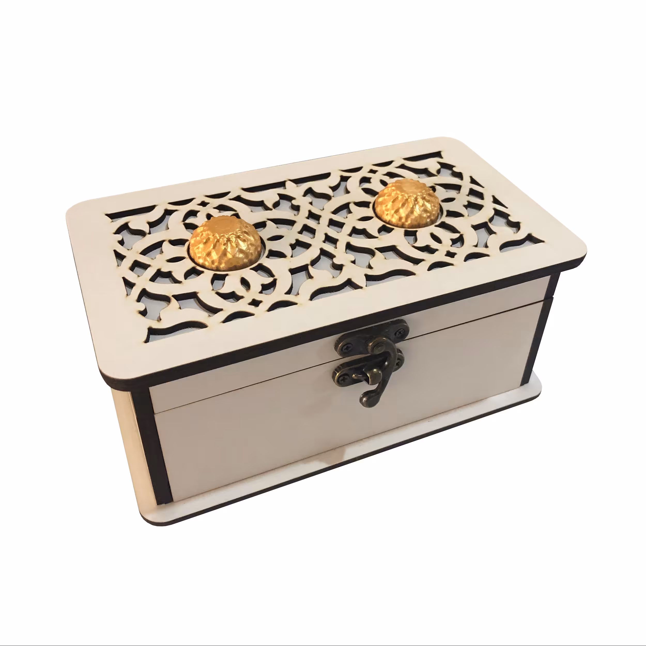 جعبه پذیرایی و دمنوش و میوه خشک و آجیل و تی بگ چوبی مدل T52