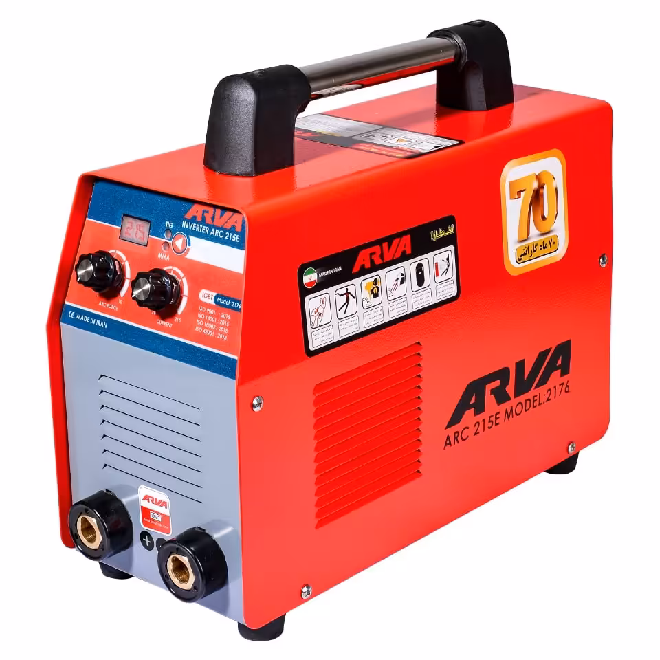 اینورتر جوشکاری ARC آروا 215E مدل2176 دو ولوم با 80 ماه گارانتی و ارسال رایگان 