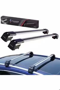 جعبه بار سقفی خاکستری CHERY TIGGO 2014 2024 سازگار با حامل قفل شده SEARCHED SEAD CROSS BAR Thunder