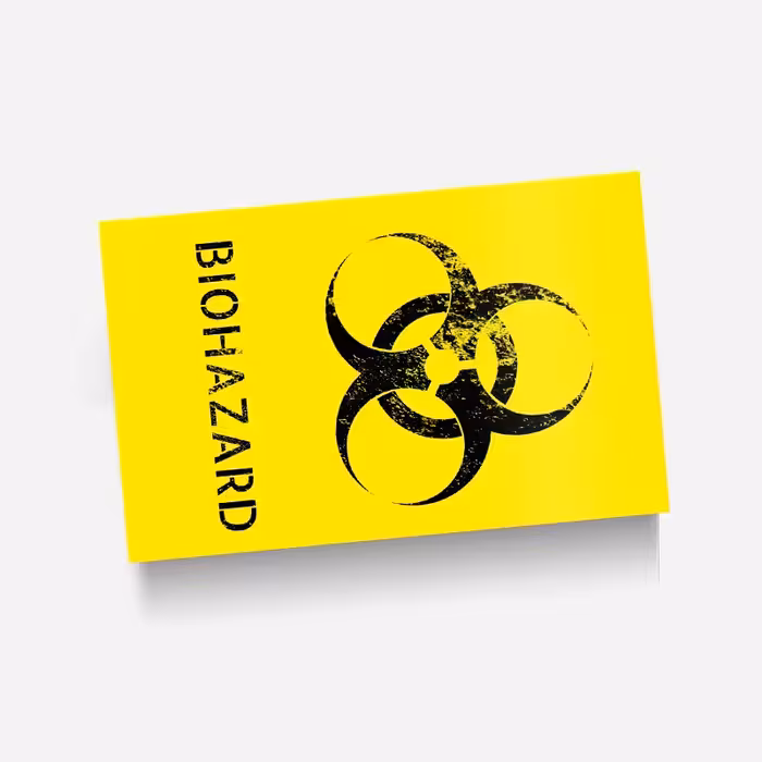 استیکر(برچسب) کارت عابر بانک-طرح علامت خطر-کد830-سفارشی