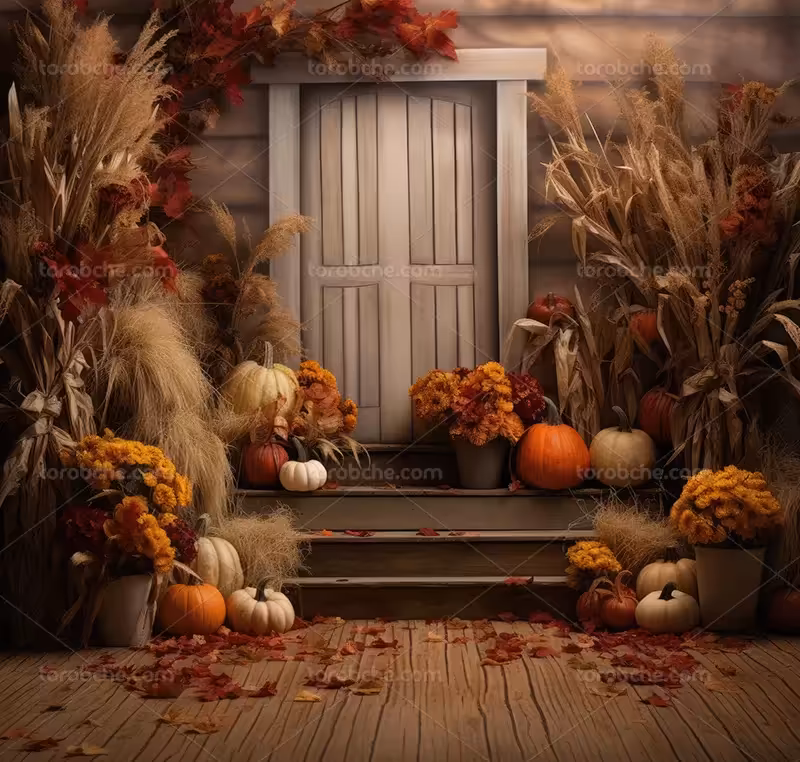 بک دراپ پاییزه با کدو تنبل | گرافیک با طعم تربچه