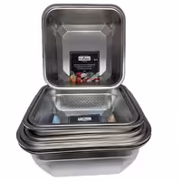 ست ابکش و لگن مربع سه بعدی 8 پارچه یونیک