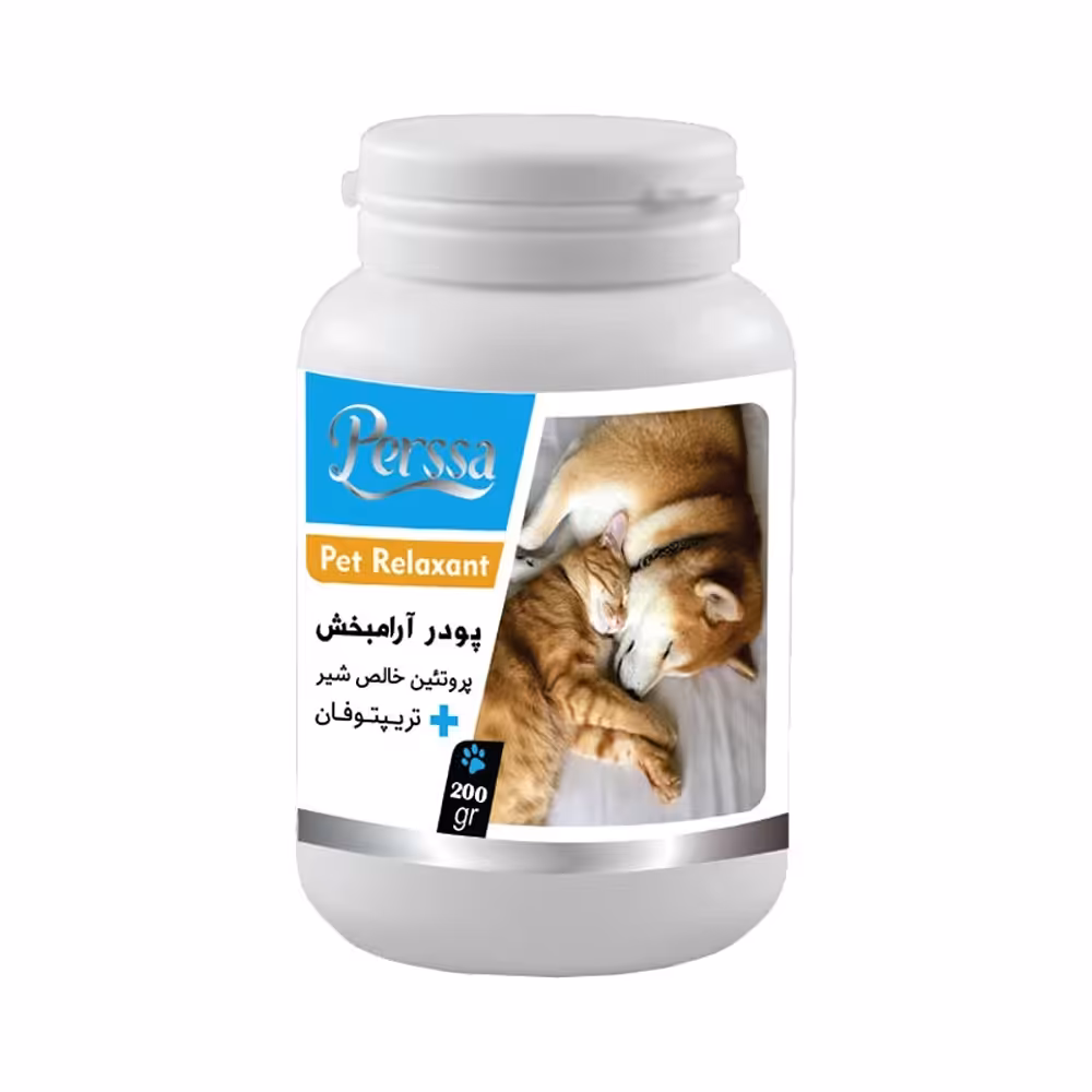پودر مکمل آرامبخش سگ و گربه برند پرسا مدل Pet Relaxant