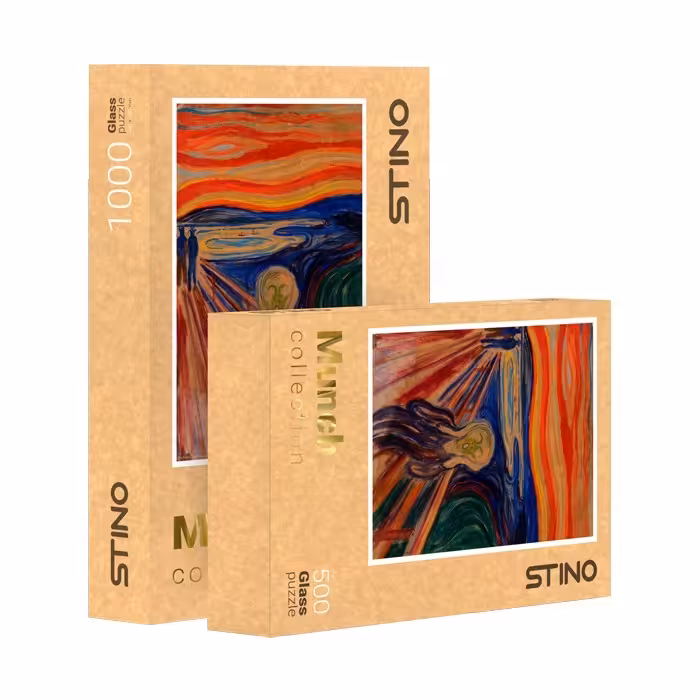 پازل شیشه ای استینو 500 تکه طرح مونک (کد 14103) - ناشربوک | خرید آنلاین کتاب