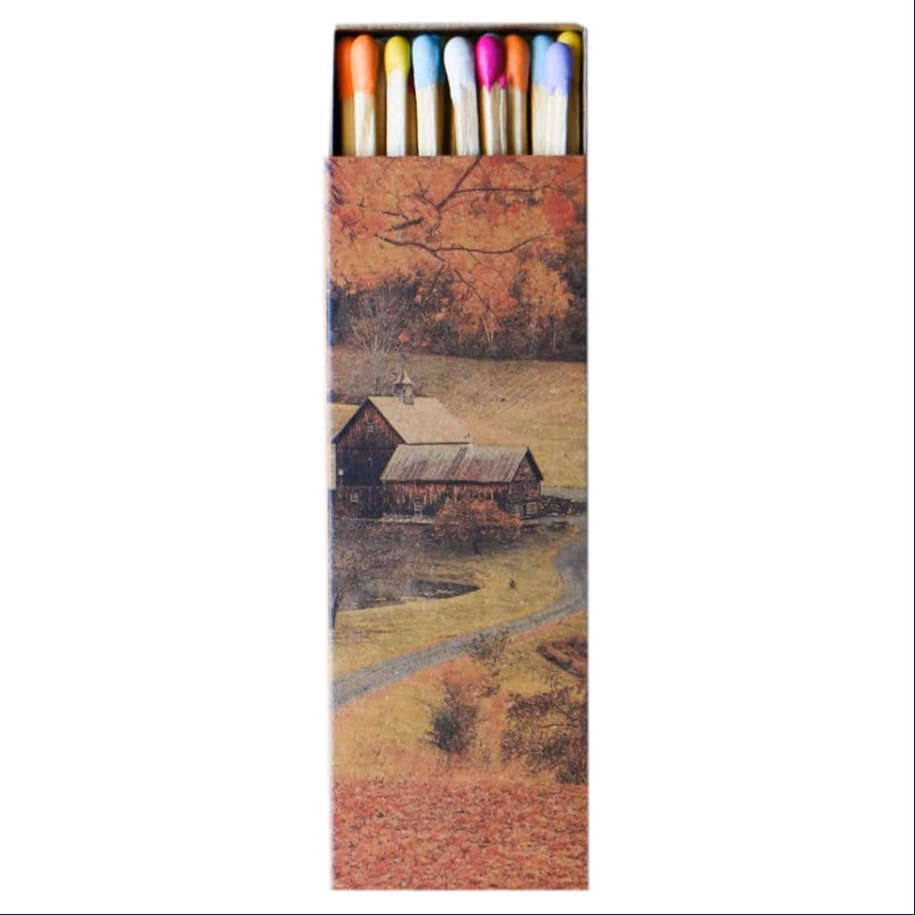 کبریت بلند B612  طرح منظره پاییز