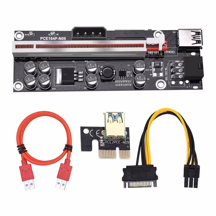 مبدل رایزر  PCI Express1X به 16X گرافیک 009S Plus