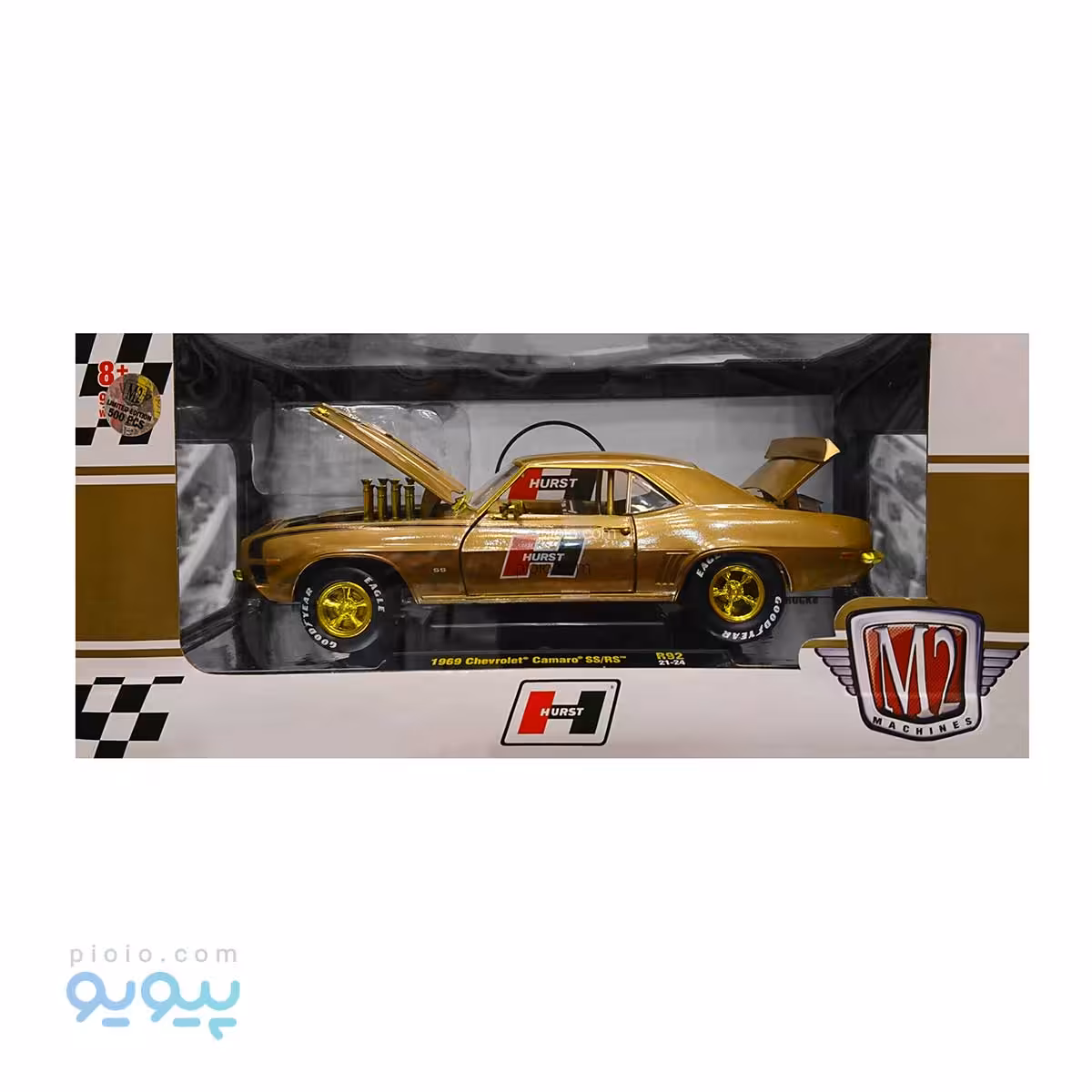 ماکت ماشین فلزی شورلت کامارو مدل 1969 HURST