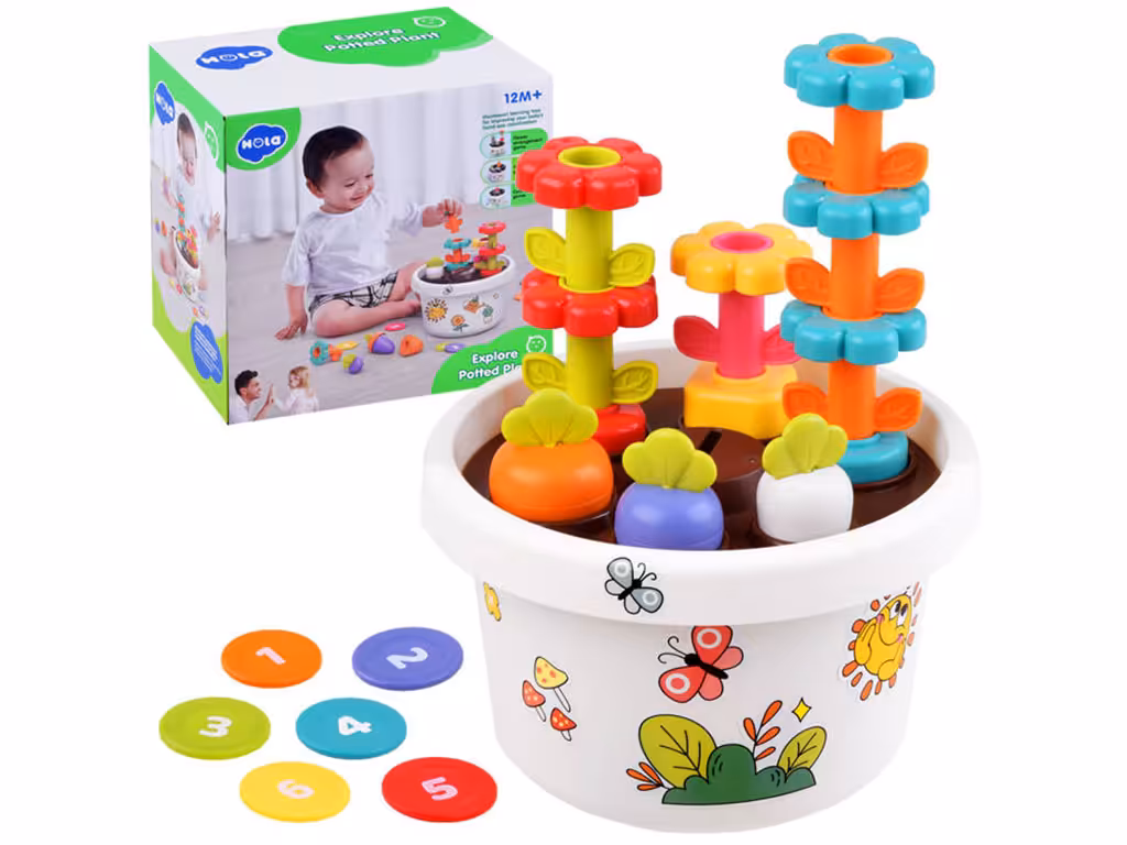 گلدان پازلی کاشت گیاهان اسباب بازی هولا hola