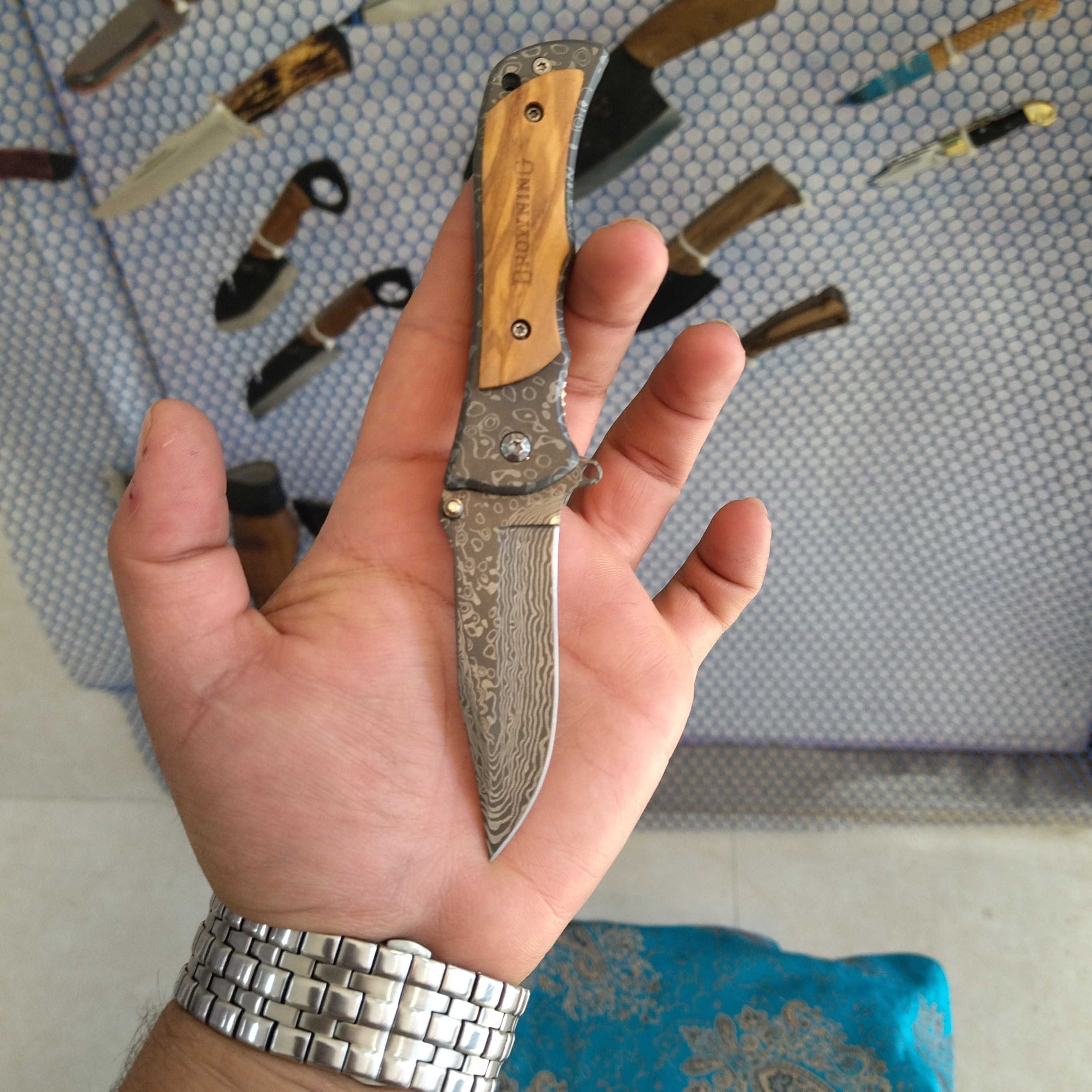 چاقو نیمه اتومات جیبی برونینگ