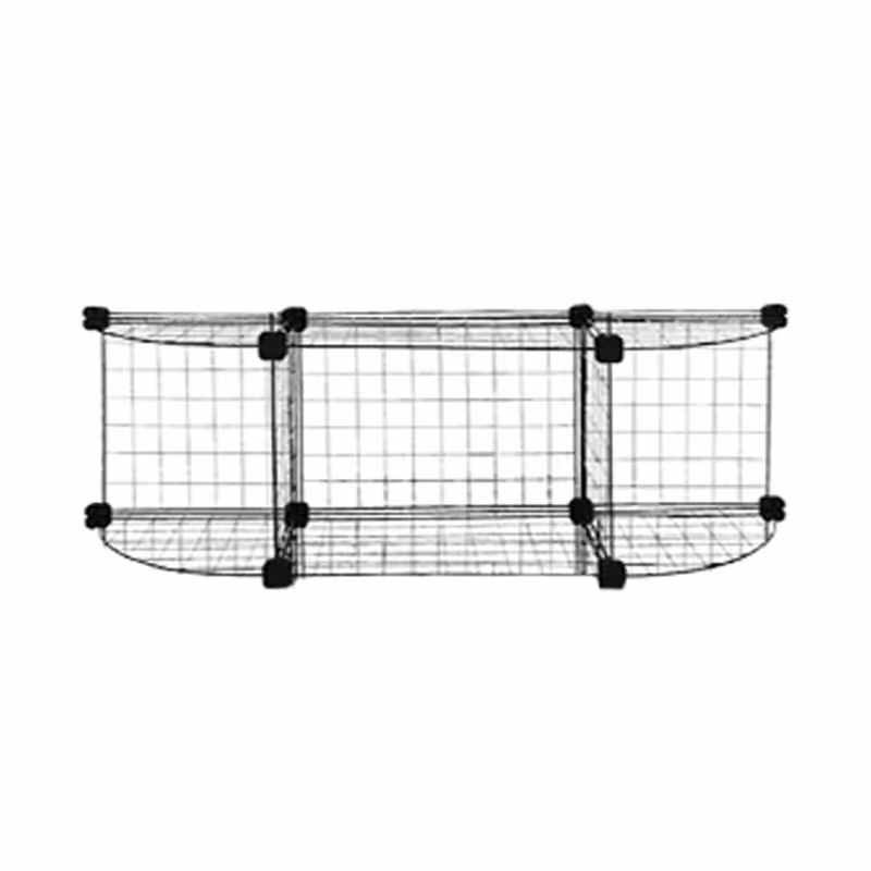 ست قفسه مشبک مدل دو طرف هلالی یک طبقه سایز 32x32(ارسال پس کرایه و به عهده مشتری)