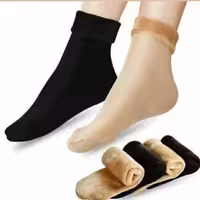 جوراب دو ربع داخل خز وارداتی