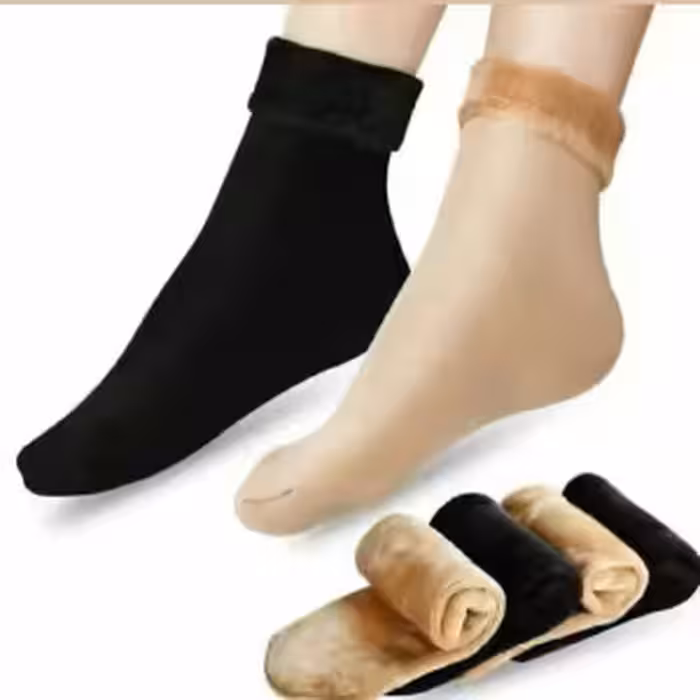 جوراب دو ربع داخل خز وارداتی