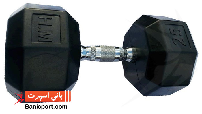 دمبل 8 ضلعی پیشگام 25kg