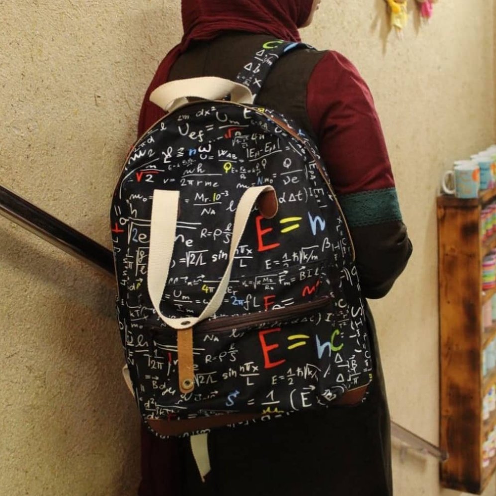 کوله طرح اعداد مشکی