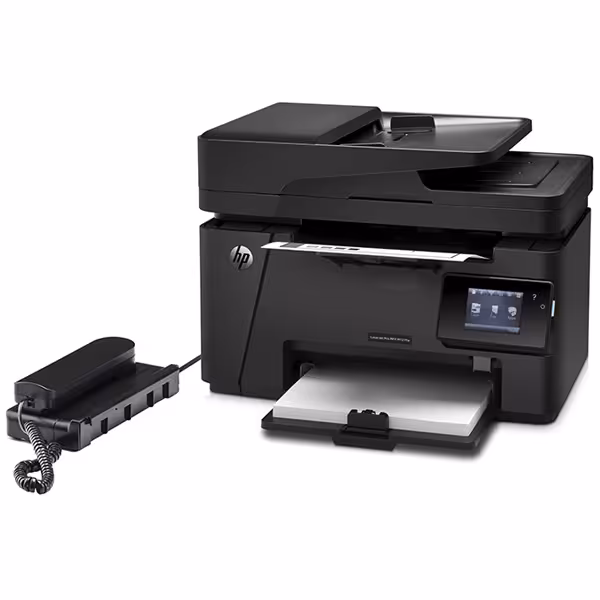 پرینتر چندکاره لیزری اچ پی مدل LaserJet Pro MFP M127fw همراه با گوشی تلفن