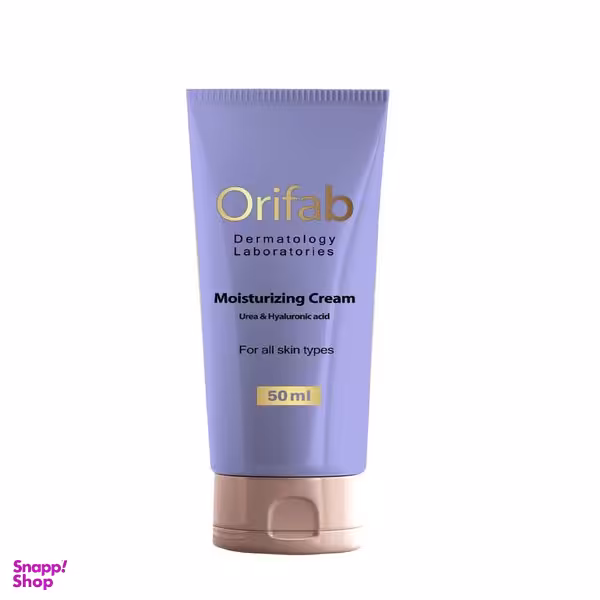 کرم آبرسان اوری فاب مدل اوره و هیالورونیک اسید حجم 50 میلی لیتر