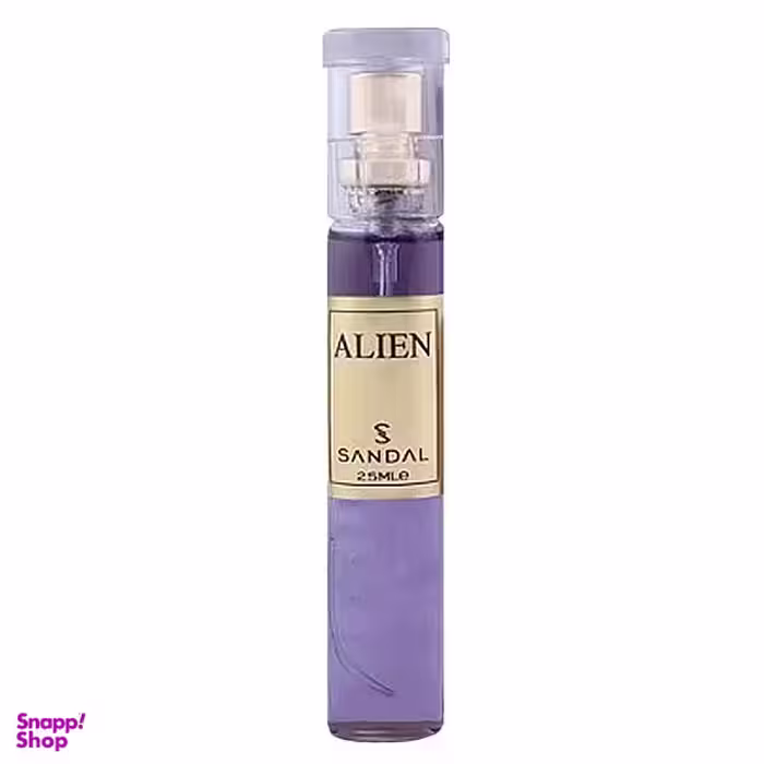 عطر جیبی زنانه صندل مدل ALIEN حجم 25 میلی لیتر