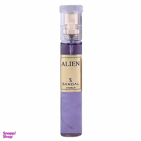 عطر جیبی زنانه صندل مدل ALIEN حجم 25 میلی لیتر