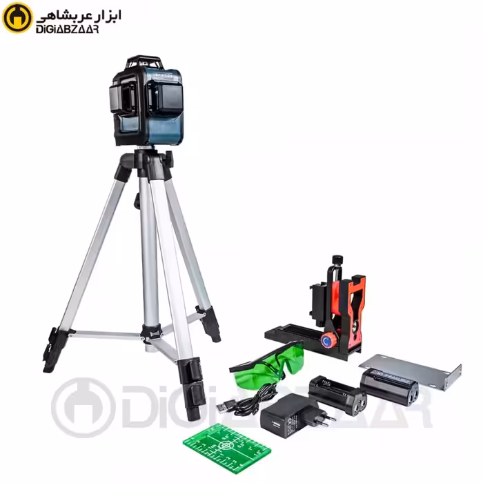 تراز لیزری 360 درجه 3D (نور سبز) آروا مدل 4689