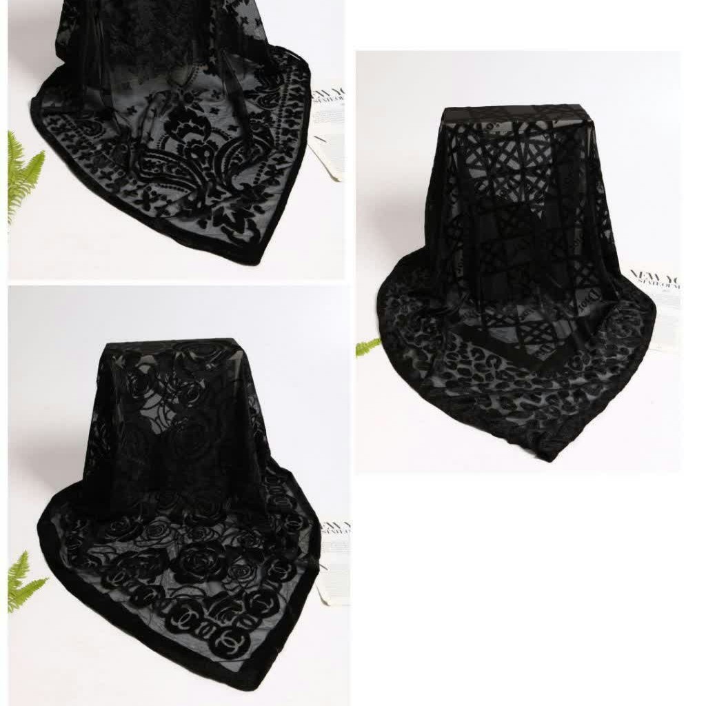 روسری مخمل مجلسی وارداتی