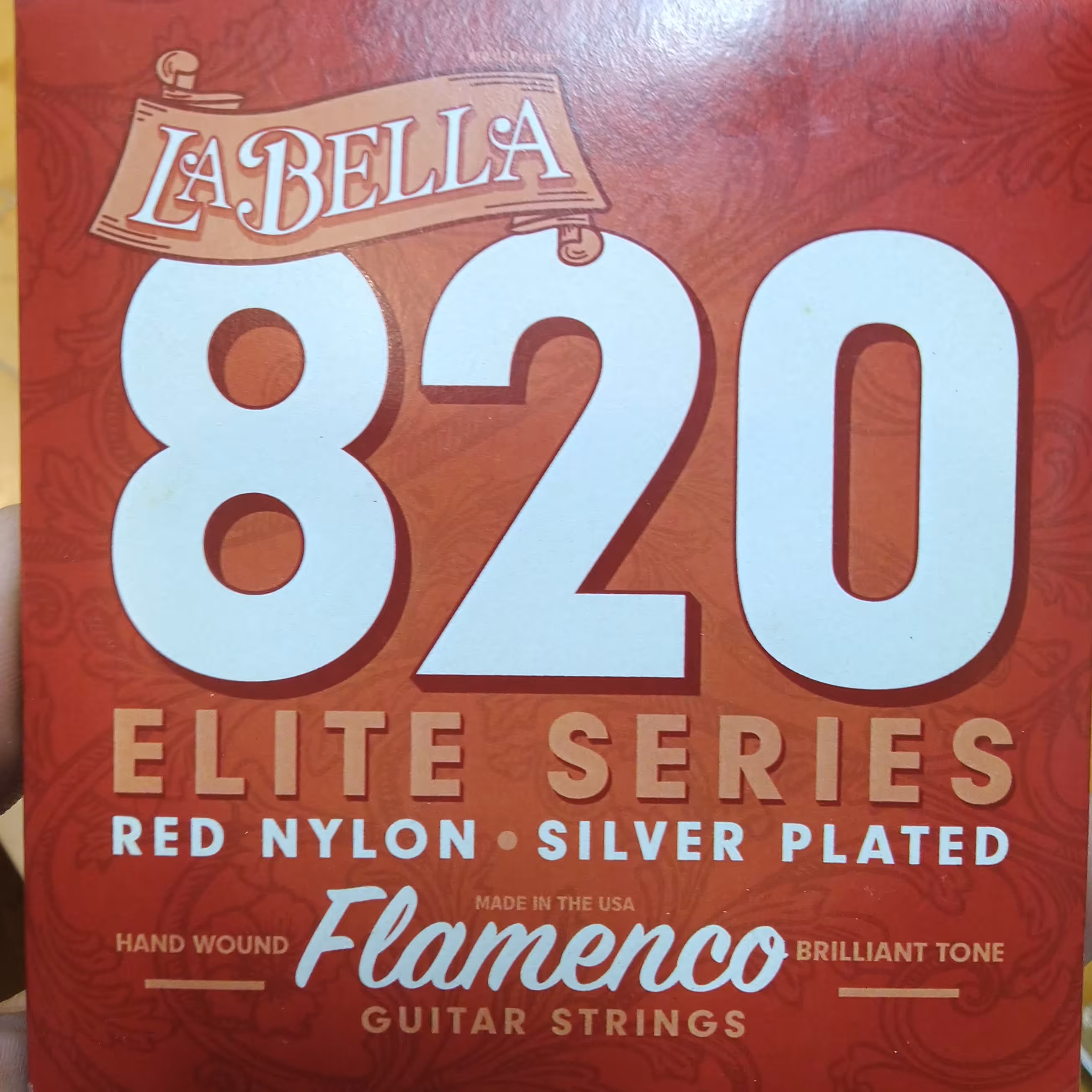سیم گیتار فلامنکو لا به لا اصلی مدل820red