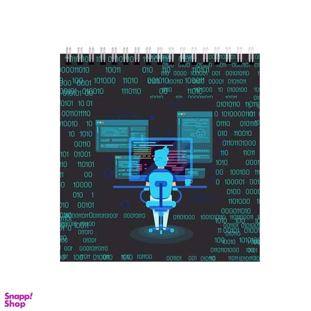 دفتر طراحی 60 برگ مدل برنامه نویس نرم افزار کد 8550341