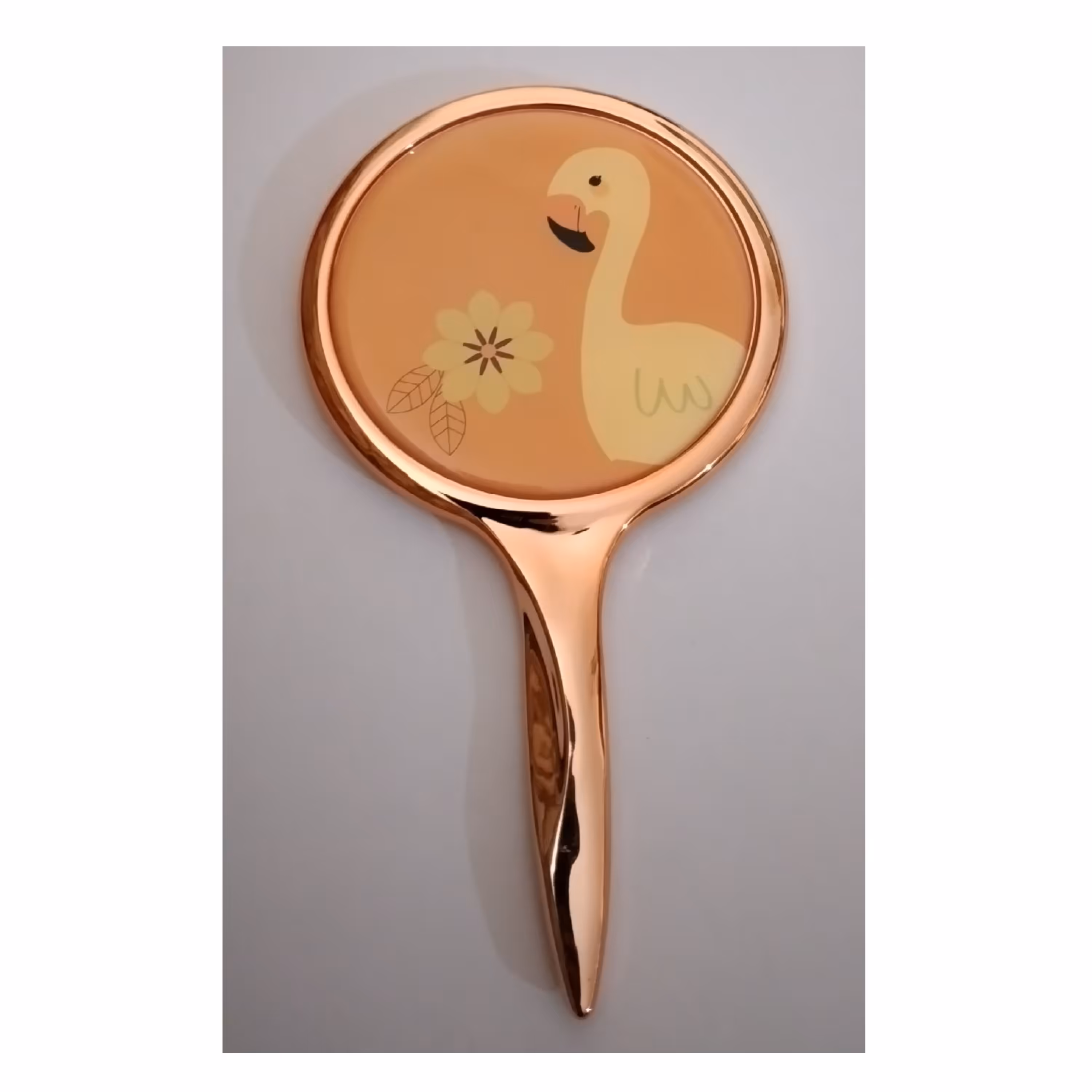 آینه آرایشی رزگلد