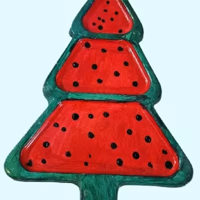 یلدا اردو خوری وکاج کریسمس سنگی دستساز