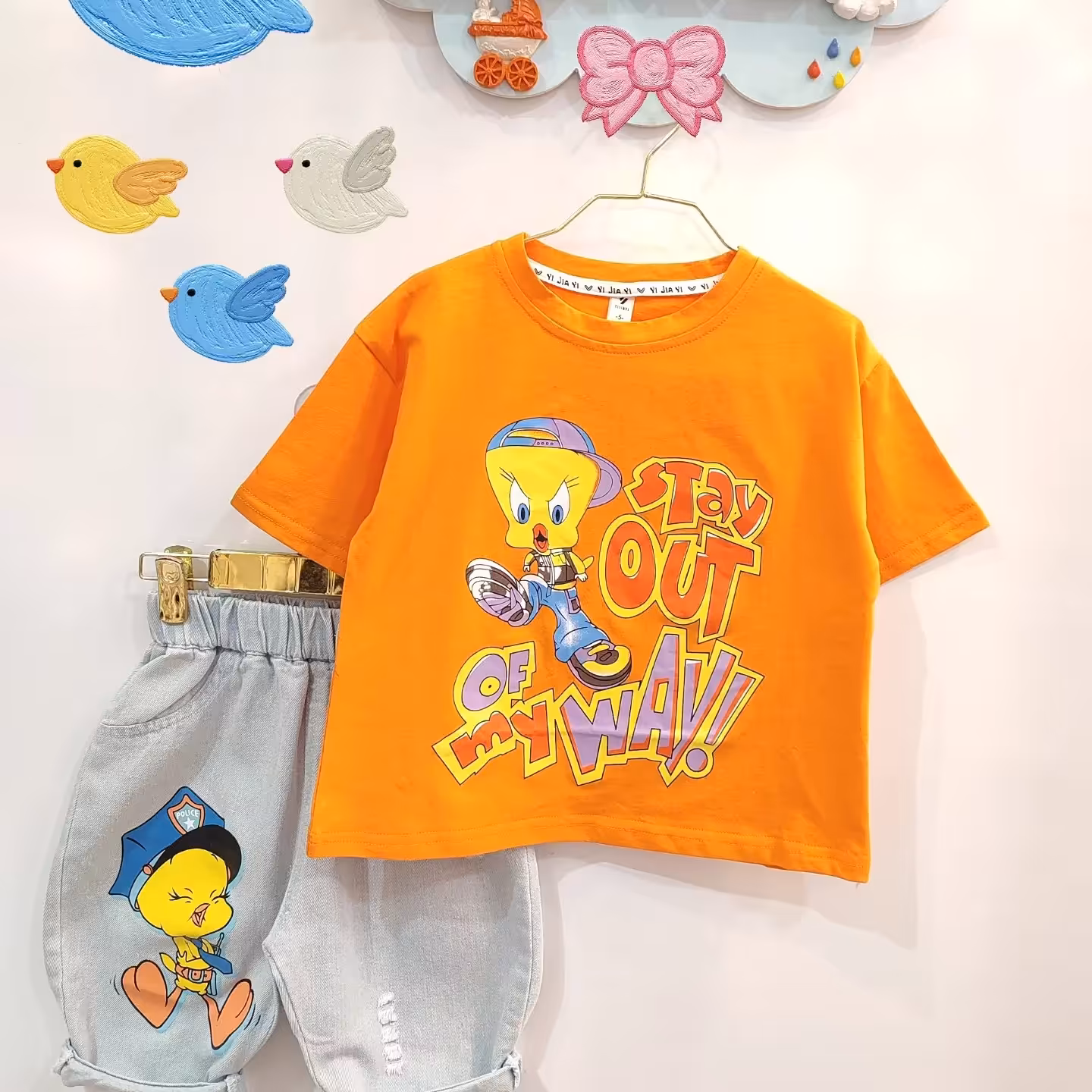 ست تیشرت شلوارک وارداتی  اسپورت  تویتی اورجینال مناسب سن 3سال تا 10سال