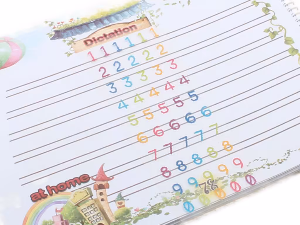 استیکر اعداد انگلیسی