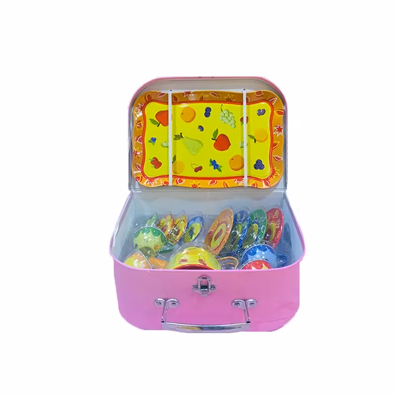 ست ظروف چمدانی طرح میوه مدل 55563