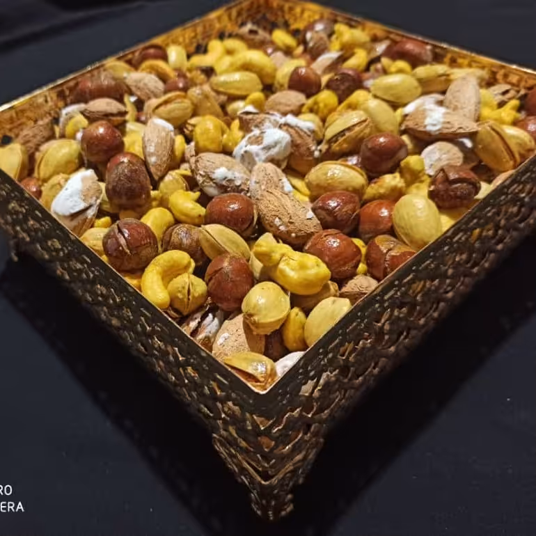 آجیل چهار مغز شور نیم کیلو (4 تا 125 گرمی) 