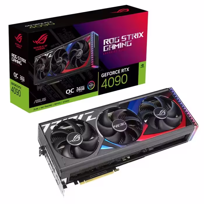 خرید کارت گرافیک ایسوس Graphics ASUS ROG STRIX RTX 4090 O24G GAMING با بهترین قیمت