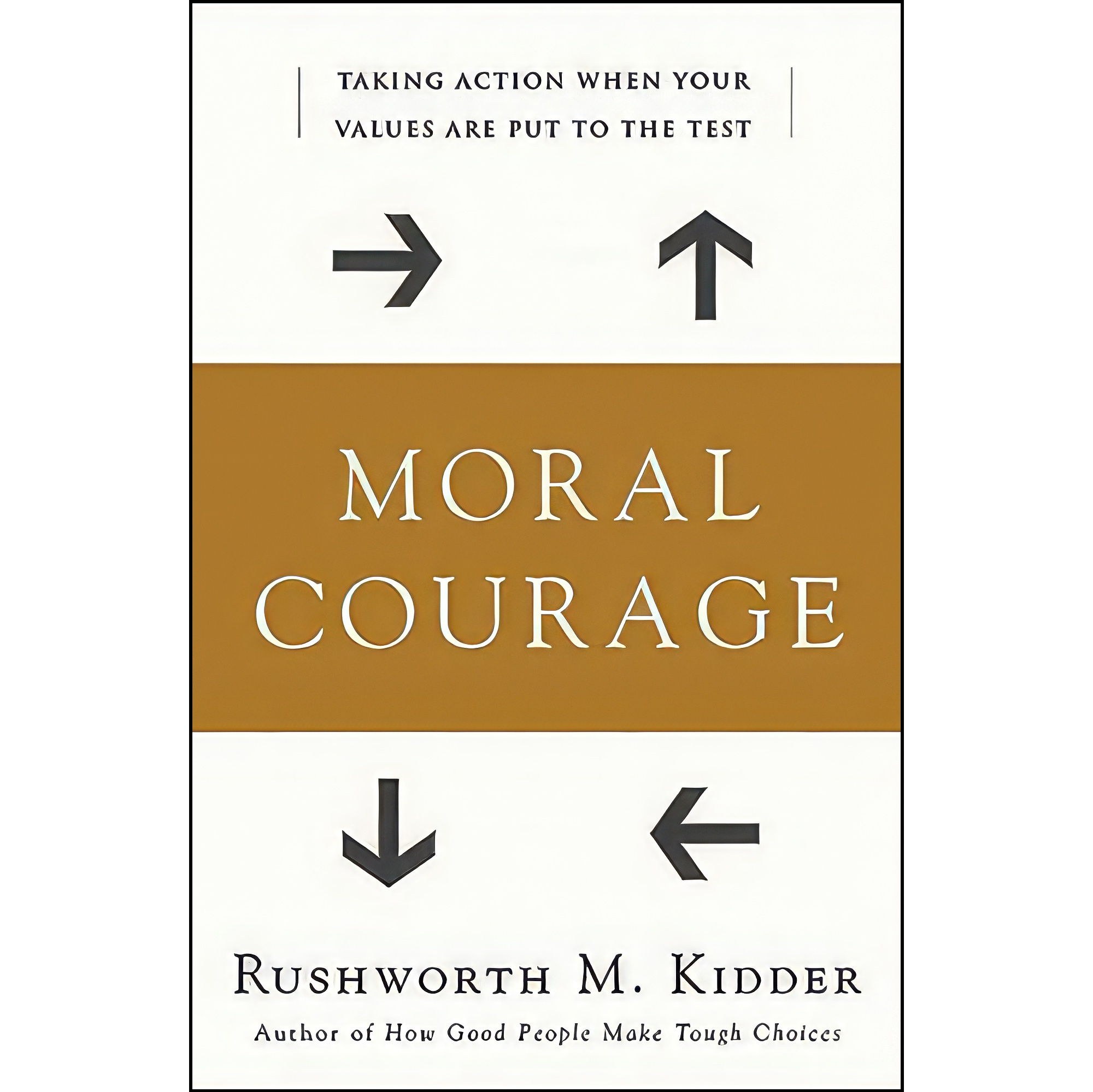 کتاب زبان اصلی Moral Courage اثر Rushworth M Kidder انتشارات William Morrow