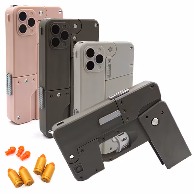 تفنگ تبدیل شونده به گوشی آیفون Apple gun mobile
