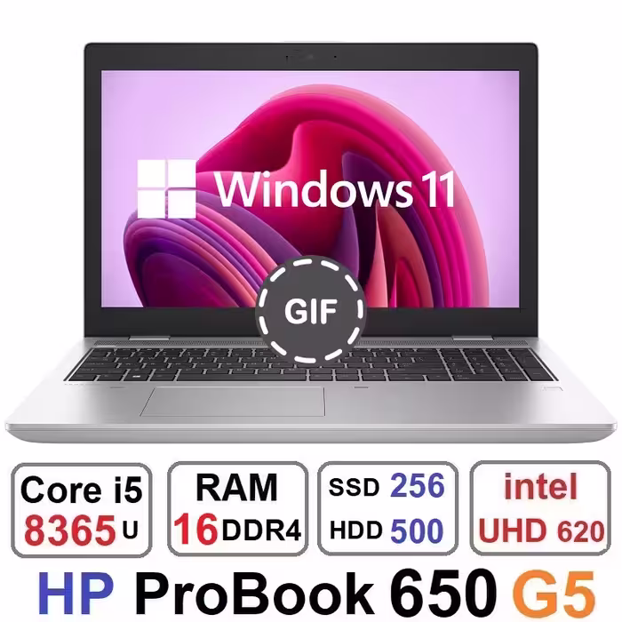 لپ تاپ اچ پی HP ProBook 650 G5 Core i5 8365u رم16و500