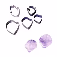 ابزار تزیین فوندانت به گز مدل گل پیونی مجموعه 7 عددی