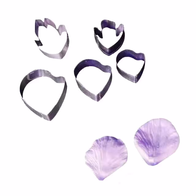 ابزار تزیین فوندانت به گز مدل گل پیونی مجموعه 7 عددی