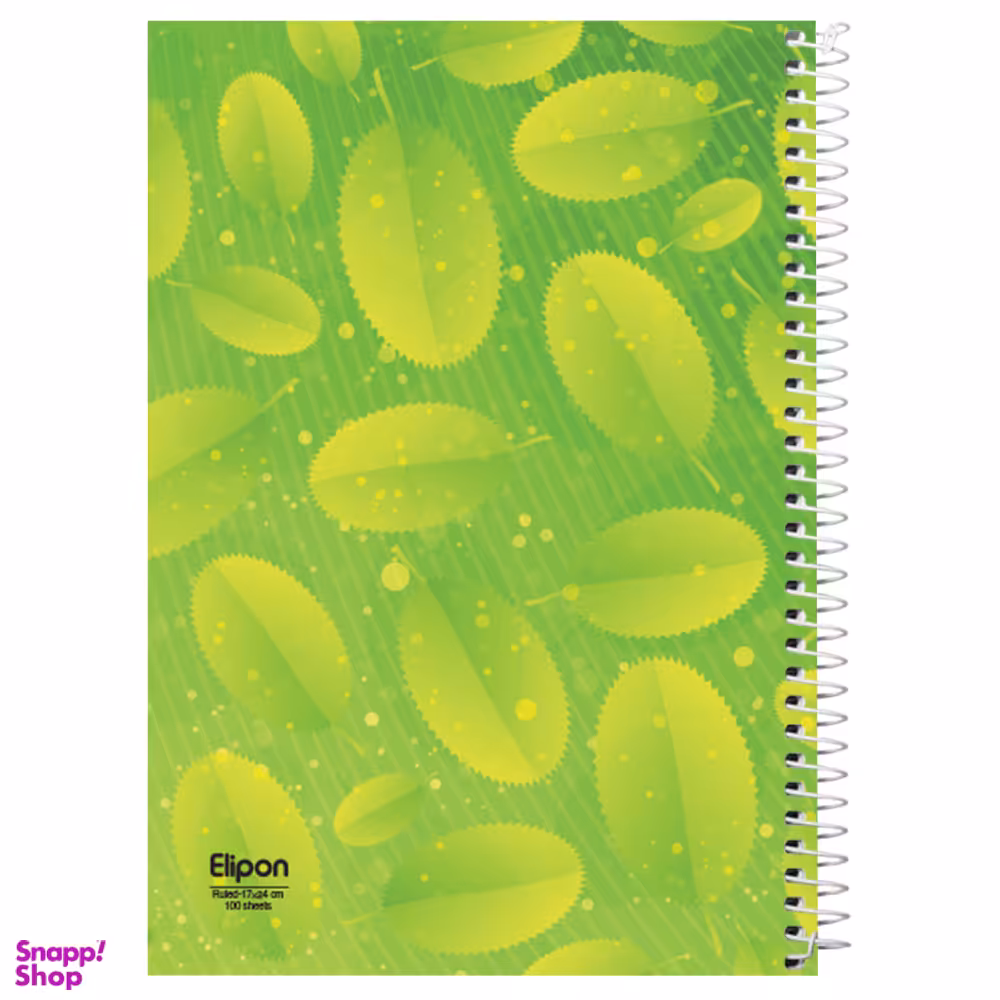 دفتر 100 برگ وزیری سیمی کلاسیک مجلد طرح 1284 الیپون (Elipon) کد 2781284