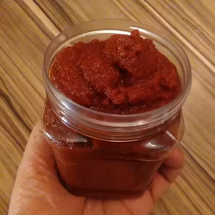 رب گوجه فرنگی خانگی غلیظ و باصرفه(420گرمی) جهت تست کیفیت