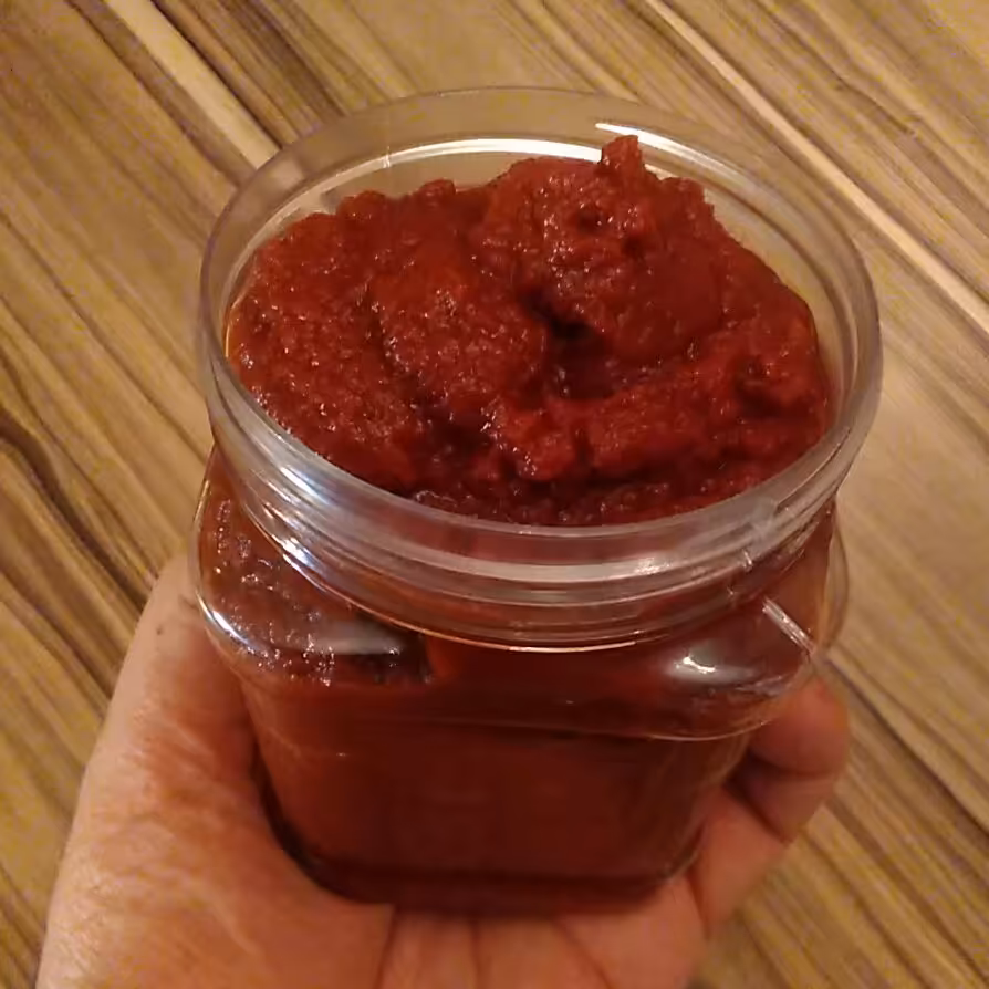 رب گوجه فرنگی خانگی غلیظ و باصرفه(420گرمی) جهت تست کیفیت