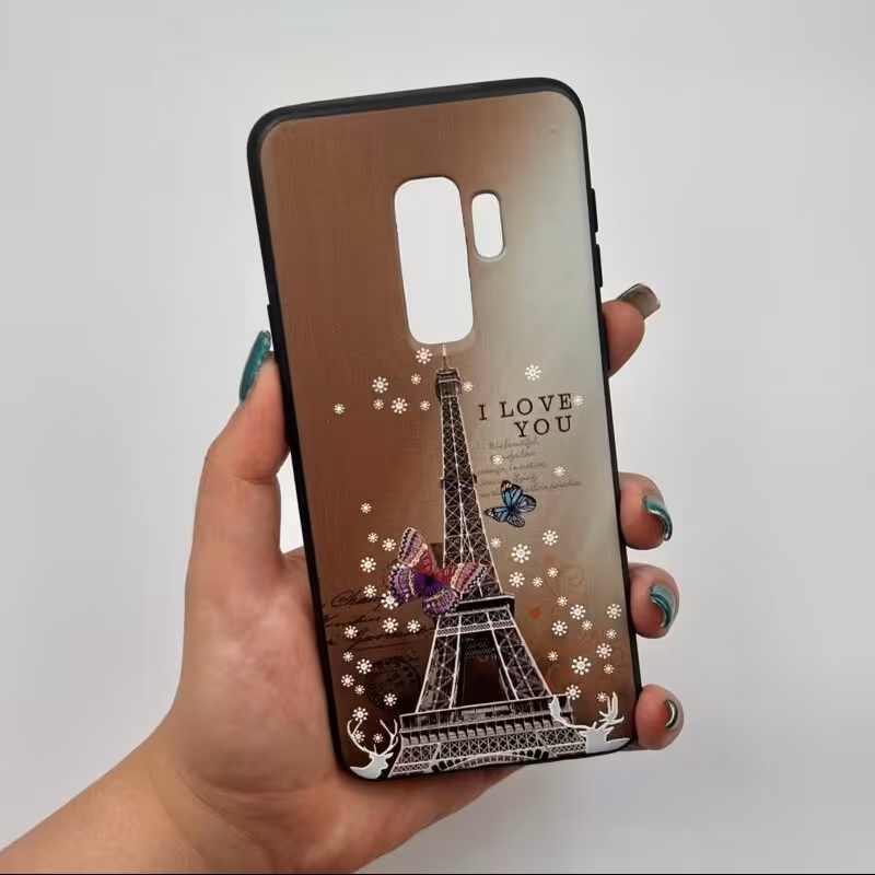 قاب گوشی Galaxy S9 Plus سامسونگ طرح برج ایفل برفی فانتزی کد 17586