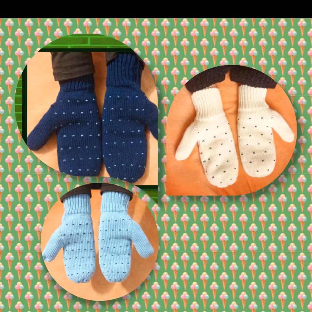 02 - دستکش بافتنی زنانه