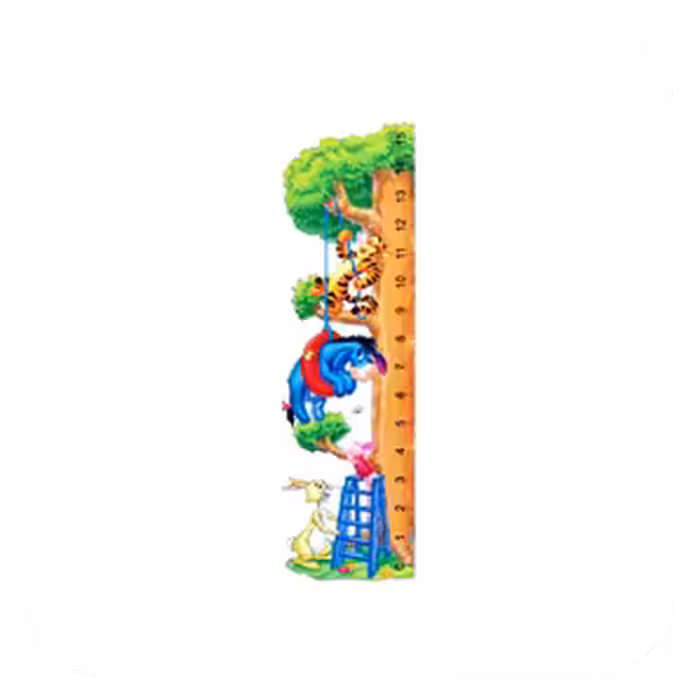 خط کش چوبی فانتزی طرح وینی پو و تایگر