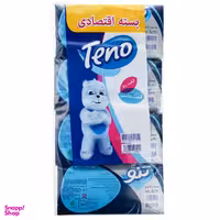 دستمال کاغذی 250 برگ تنو (Teno) مدل Soft بسته 8 عددی