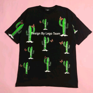 تیشرت لانگ اسپرت مشکی کاکتوس