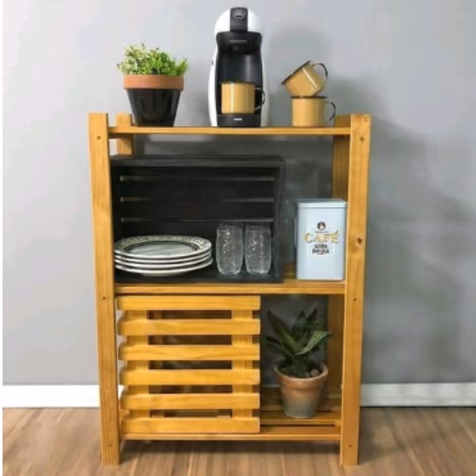 استند و میز کافه بار چوبی چوب روس رنگ قهوه ای روشن ضد آب 